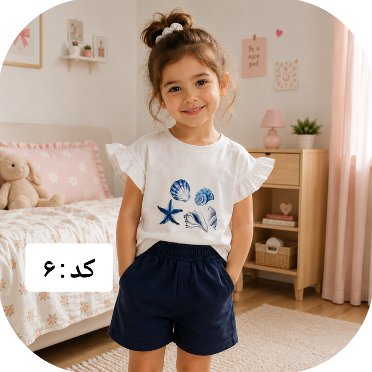 تیشرت برند joodikids دخترانه مدل summer